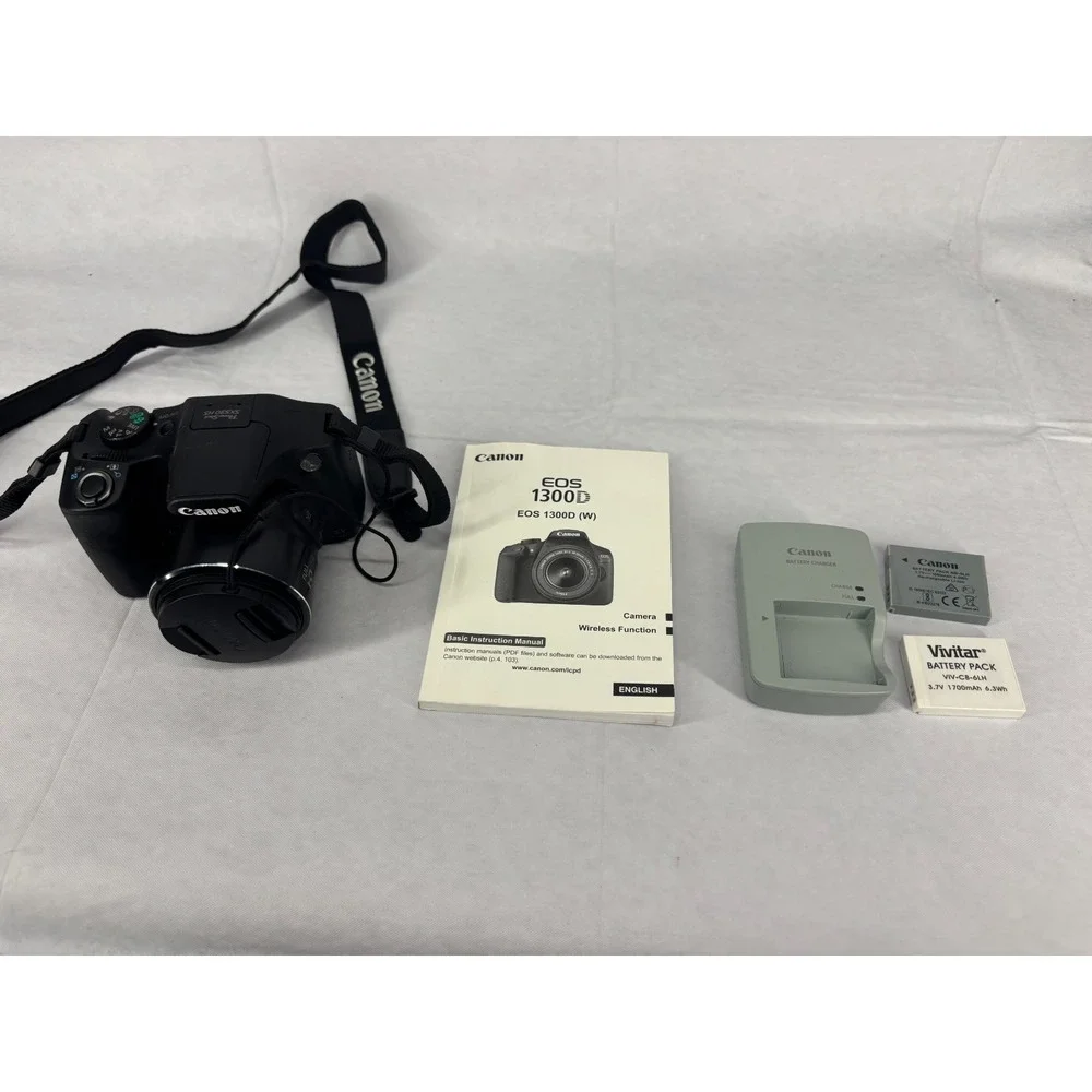 Canon PowerShot SX530 HS 16MP Digital Bridge Camera 50x Optical Zoom Black